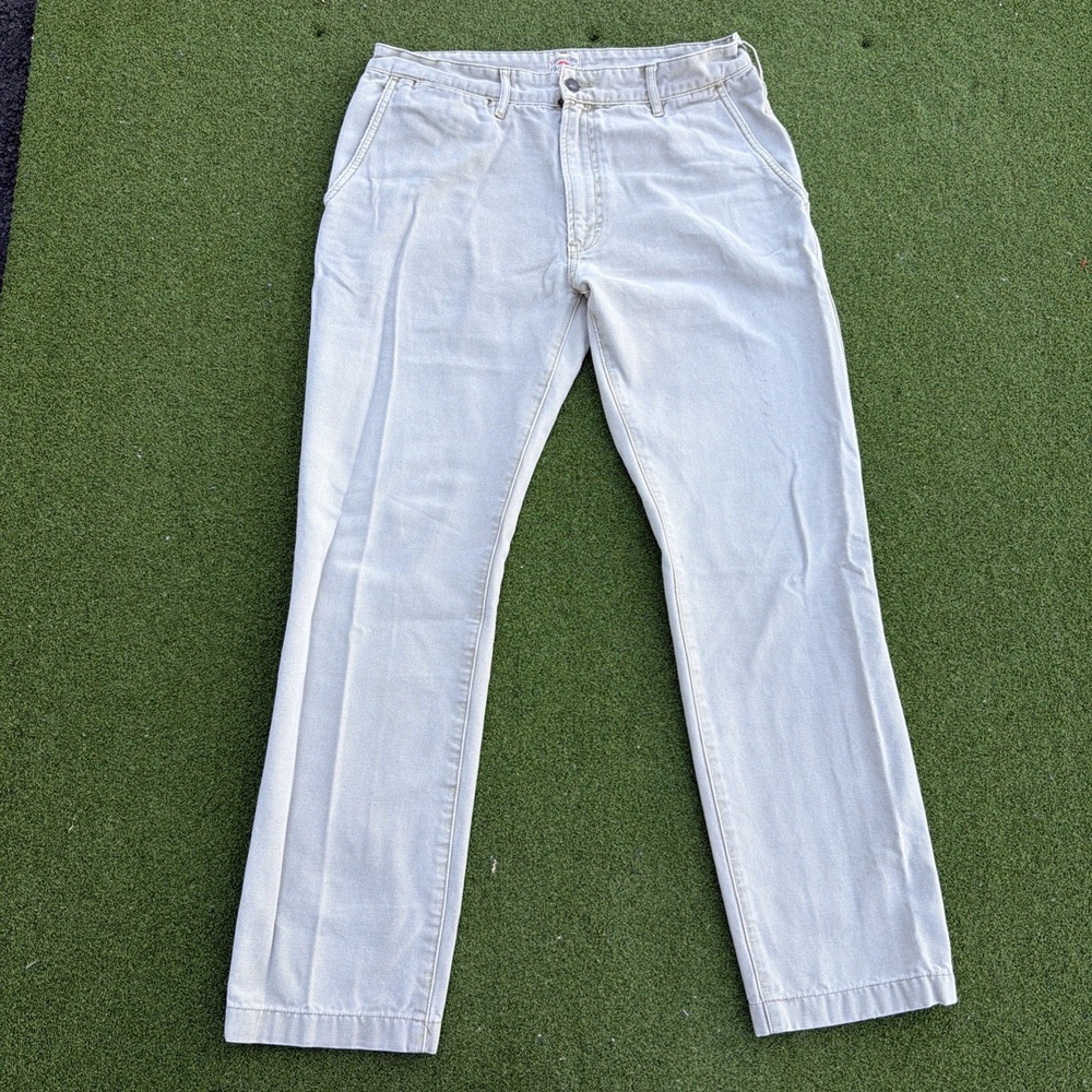 Faherty Mens Pants Chino Mens Size 31 Waist Pocket Stone